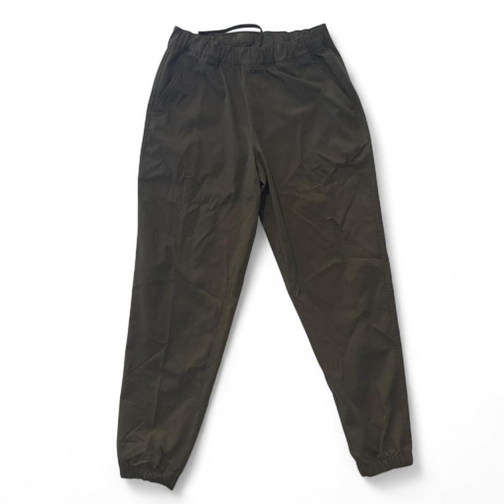 The North Face Olive green joggers with elastic Medium
